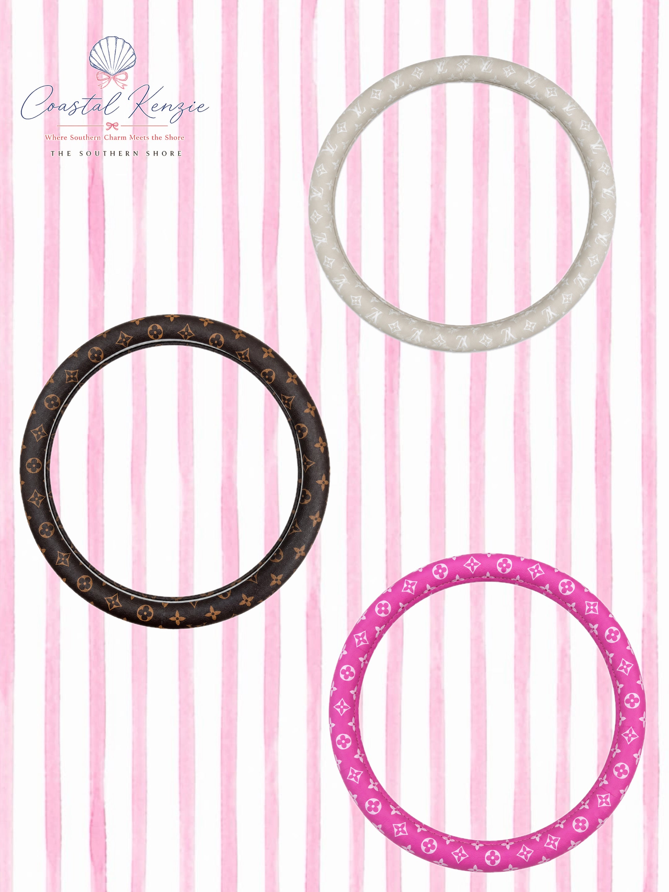 LV steering wheel cover