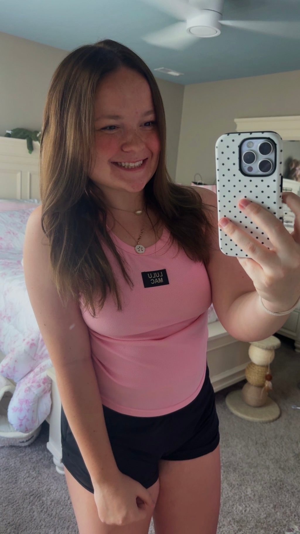 Lulu Mac Pink Tank Top