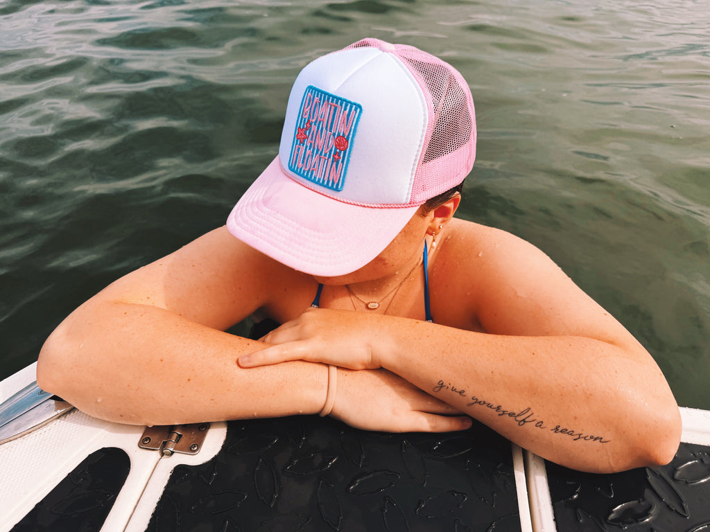 PRE-ORDER: Boatin’ & Floatin’ Trucker Hat