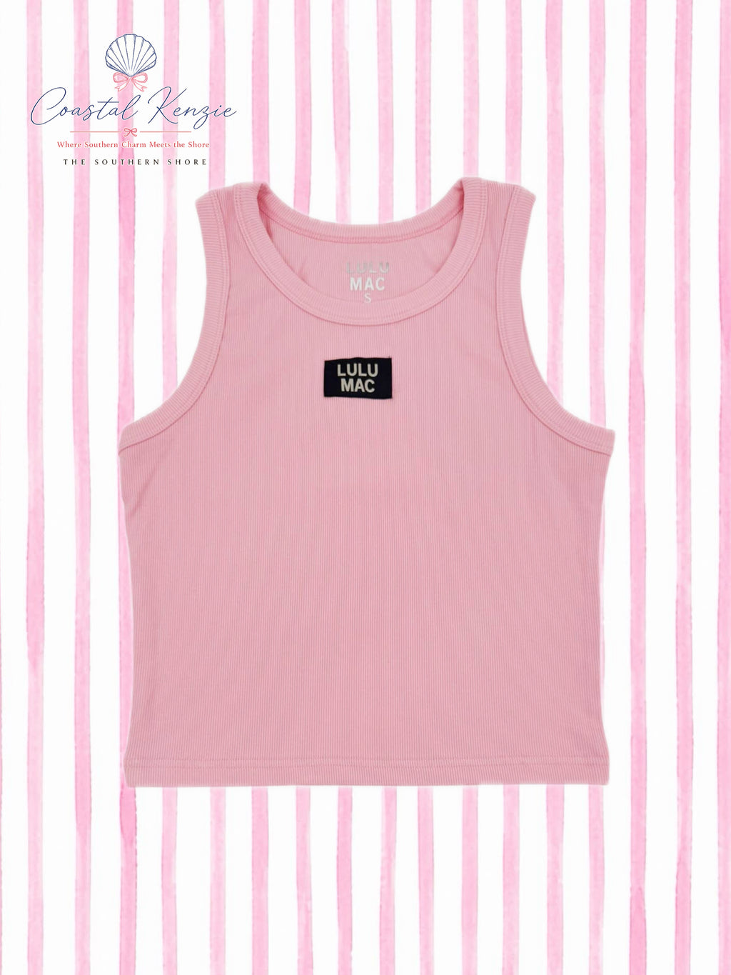 Lulu Mac Pink Tank Top