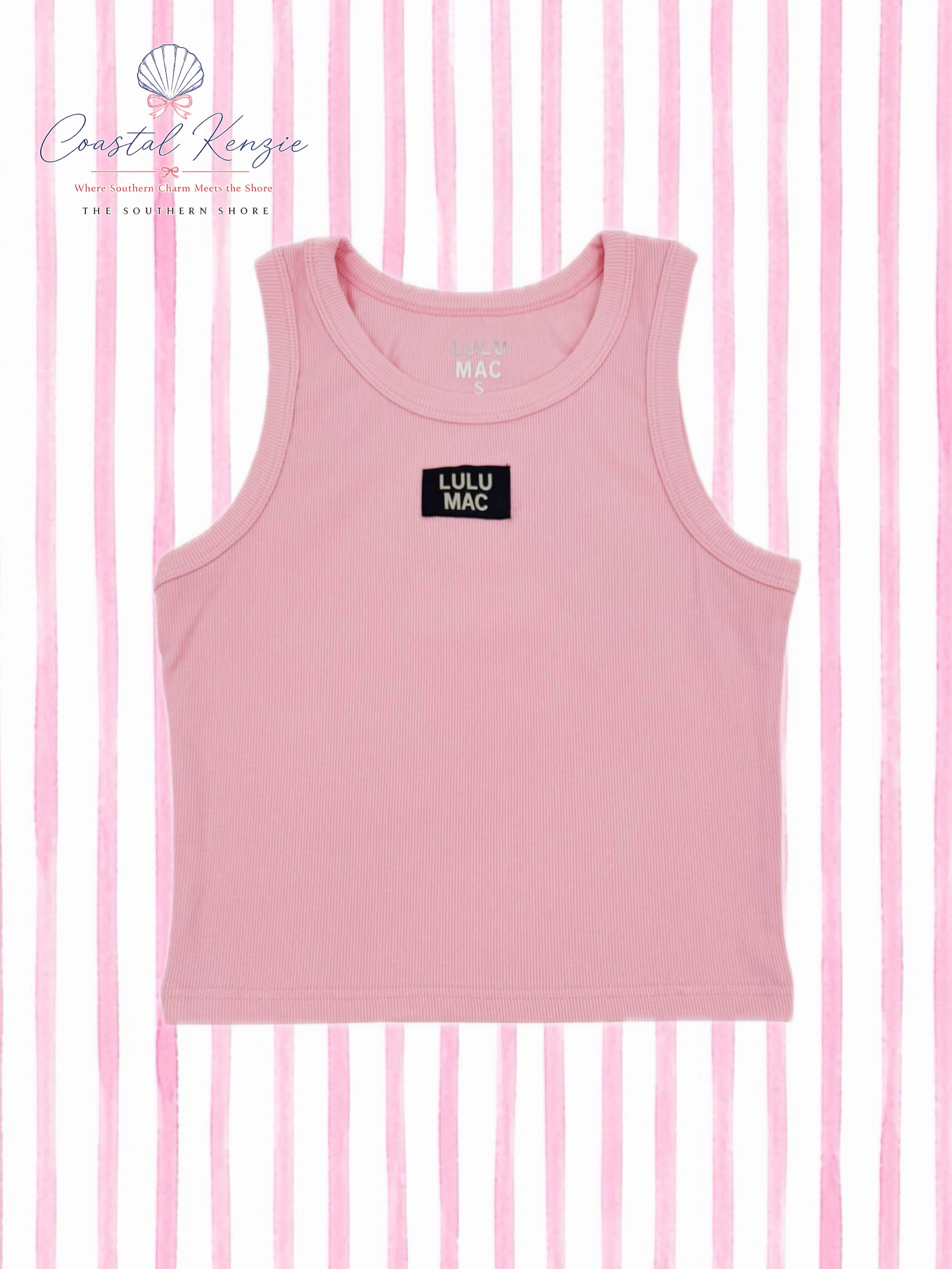 Lulu Mac Pink Tank Top